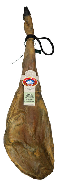 JAMON CEBO IBERICO 50 % MONTE NEVADO PIEZA 7,5 -8 KG.