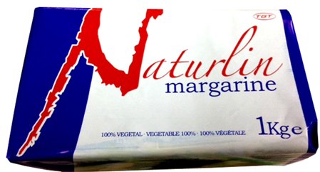 MARGARINA BARRA 1 KG. NATURLIN