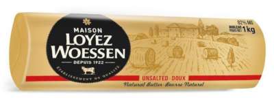 MANTEQUILLA LOYEZ WOESSEN RULO 1 KG. S/ SAL