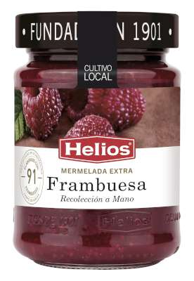 MERMELADA DE FRAMBUESA 340 GRS. HELIOS