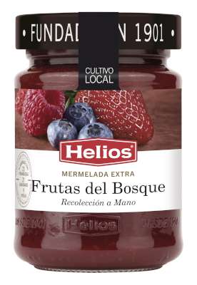 MERMELADA DE FRUTAS DEL BOSQUE  340 GRS. HELIOS