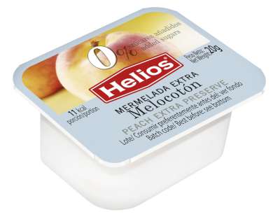 PORCIONES MERMELADA 0% MELOCOTON 80 UDS. DE 20 GRS.