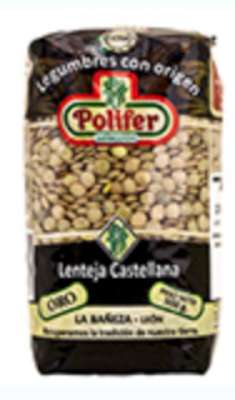 LENTEJA CASTELLANA POLIFER 1 KG.