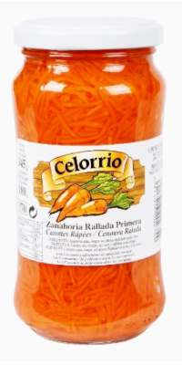 ZANAHORIA RALLADA 370 GRS. TARRO CELORRIO