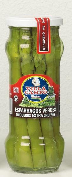 ESPARRAGOS VERDES T/ 370 ML. GRUESO V. CAMPO(12)