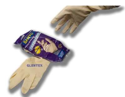 GUANTE GOMA TALLA "L" C/ 12 X 12