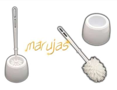 ESCOBILLA BLANCA CON SOPORTE