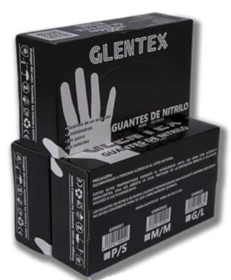 GUANTES NITRILO "L" NEGRO GNN003 100 UDS.