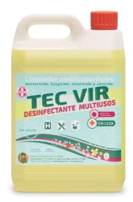 TEC - VIR  5 L. BACTERICIDA - FUNGICIDA