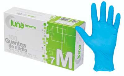 GUANTE NITRILO **XL** 100 UDS. S/ POLVO