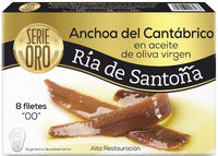 ANCHOA SERIE ORO OLIVA L/ 120-8  SANTOÑA