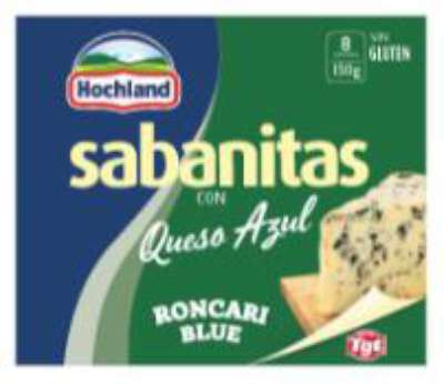 LONCHAS SABANITAS Q.AZUL 150 GRS