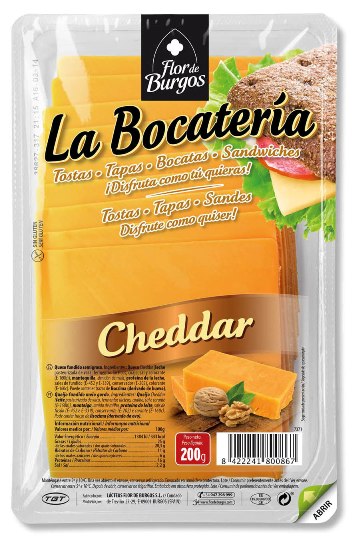 LONCHAS BOCATERIA 200 GR. CHEDDAR