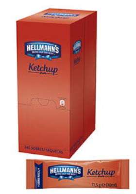 KETCHUP SOBRES HELLMANS 240x10 ML.