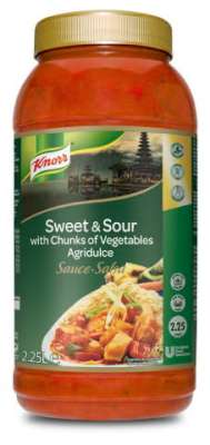 SALSA AGRIDULCE PET KNORR 2,25 L.