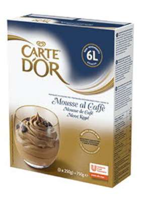 MOUSSE DE CAFE CARTE DOR 750 GRS