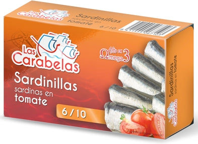 SARDINILLAS TOMATE Carabelas 6-10 F.A.